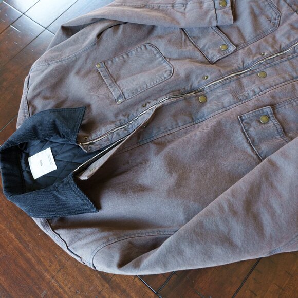 MANGO Denim parka with contrasting collar - Picture 9 of 12